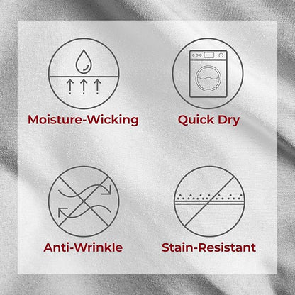 Mellanni Extra Deep Full Sheets - 4 PC Iconic Collection Bedding - Hotel Luxury, Ultra Soft, Cooling Bed Sheets - Wrinkle, Fade, Stain Resistant (Full, Light Gray)