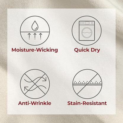 Mellanni Extra Deep California King Sheets - 4 PC Iconic Collection Bedding - Luxury, Ultra Soft, Cooling Bed Sheets - Wrinkle, Fade, Stain Resistant (Cal King, Golden Ivory)