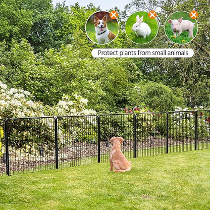 Topeakmart Dog Playpen Outdoor Puppy Exercise Pen Indoor Portable Pet Fence for Yard/RV Camping, 32 Inch 24 Panels