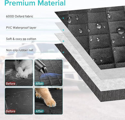 Dog Car Seat Cover Compatible with Lexus NX RX ES is 250 350 350h 450h 500h 300h 200t Back Seat Accessories, Waterproof Pet Bench Backseat Covers with Non-Slip Backing - 2026 New