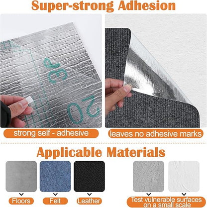 Cat Scratch Furniture Protector - 78.7" x 13.8" Trimmable Self-Adhesive Cats Claws Scratch Pads, DIY Cat Climbing Couch Protector for Scratch Post Cat Tree Replacement Indoor (Dark Gray)