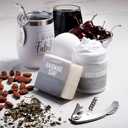Gift for Dad, Personalized Gifts for Men, Birthday Funny Thank You Gifts for Him, Men, Husband, Father, Dad, Boss, Brother, Boyfriend, Uncle, Unique Spa Gift Set with w/ Tumbler, Self Care