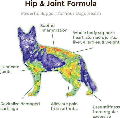 Infinite Pet Life Ultimate Hip & Joint Chews for Dogs – Peanut Butter Flavor – Glucosamine, Chondroitin, MSM & Turmeric – Advanced Joint Support for Dogs 90 Soft Chews