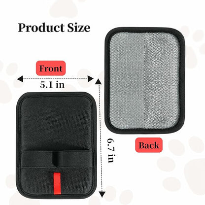 Pet Hair Remover,Static Electricity Grooming Mitt Tool,Machine-Washable for Dog Cat Hair Effortless Lint & Fur Remover for Couch,Carpet,Furniture & Car Seat（1PCS ）