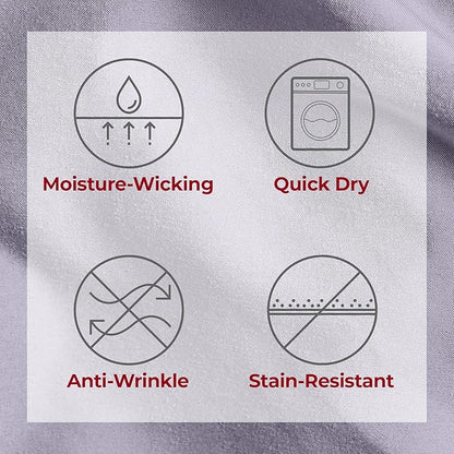 Mellanni Extra Deep Split King Sheets - 5 PC Iconic Collection Bedding - Hotel Luxury, Ultra Soft, Cooling Bed Sheets - Wrinkle, Fade, Stain Resistant (Split King, Lavender)