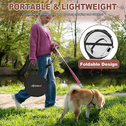 Dog Playpen - Foldable Cat Play Pens for Pubby, Kitten, Rabbit, Portable Pet Tent with Carring Bag for Indoor/Outdoor Travel Camping Black X-Large