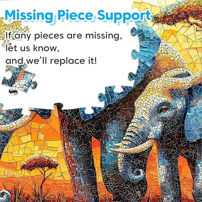Puzzles for Kids Ages 6-8 8-10 Year Old - Elephants, Farm, Beach, Dogs, Large Piece Puzzles for Seniors Adults 100 Pieces Jigsaw Puzzle for Kids Ages 4-6, Learning Educational Toys
