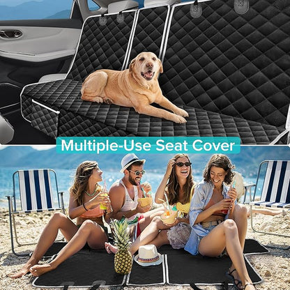 Dog Car Seat Cover for Back Seat Compatible with Ford F150 F-150 F250 Truck Lariat King Ranch Platinum XL XLT Limited Raptor Accessories 2000-2026, Waterproof Pet Bench Rear Seat Covers