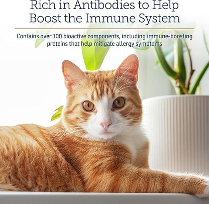 Rx Vitamins Colostrum for Dogs & Cats - Whole Bovine Colostrum Powder - Cat & Dog Supplement Ideal Immune Support, Promotes Digestive Health & Allergy Support - 3.52 oz (100g)