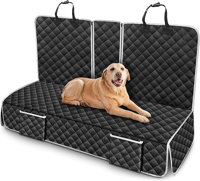 Dog Car Seat Cover for Back Seat Compatible with Ford F150 F-150 F250 Truck Lariat King Ranch Platinum XL XLT Limited Raptor Accessories 2000-2026, Waterproof Pet Bench Rear Seat Covers