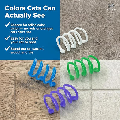 Cat Spring Toys Cats Can't Resist – Family Made in the USA, Set of 4