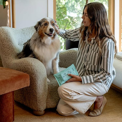 WagWell Daily Cleansing Dog Wipes, 50 Count | Vet-Approved, Helps Reduce Odor, Fragrance-Free, Microbiome-Friendly Dog Grooming Wipes | Gentle Head-to-Tail Cleaning for Paws, Coat & Skin (Avoid Eyes)