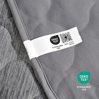 Cozy Bliss Deluxe Leakproof Cooling Blanket for Medium Dog Q-Max 0.5, Soft & Durable Washable Pet Cooling Mat for Hot Weather, Livingroom, Pet Throw & Couch Protector, Charcoal Grey, 30"x40"