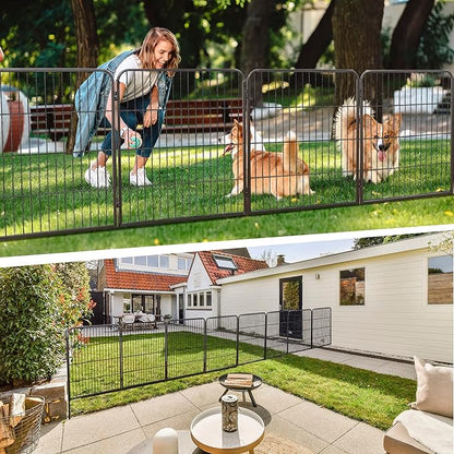 Nova Microdermabrasion 16 Panel Dog Playpen - 32" Height, Indoor/Outdoor, Small to Large Dogs, Puppy Kennel