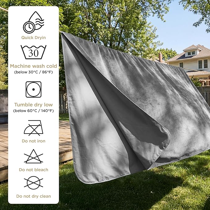 Bedsure Waterproof Couch Cover for Dogs Washable - Waterproof Blanket for Large Dogs Couch Sofa Bed Cozy, Lightweight Furniture Protector for Pet Cat Quick Drying, Ash Grey, 52x82IN