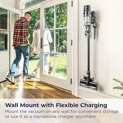 Bissell CleanView XR 200W Lightweight Cordless Vacuum w/Removable Battery, 35-min runtime, Tangle-Free Brush Roll, LED Lights, XL Tank, Dusting & Crevice Tool, Wall Mount, 3789U