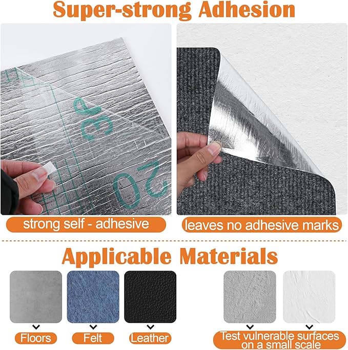 Cat Scratch Furniture Protector - 158" x 15.8" Trimmable Self-Adhesive Cats Claws Scratch Pads, DIY Cat Climbing Couch Protector for Scratch Post Cat Tree Replacement Indoor (Dark Gray)