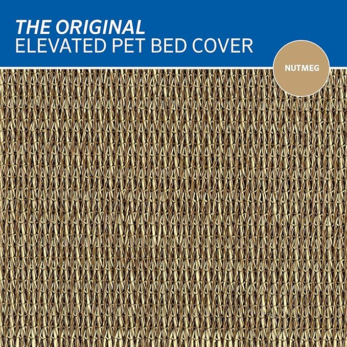 Coolaroo Original Pet Bed Replacement Cover - Nutmeg - Large (43.5" x 31.5") (Pack of 3)