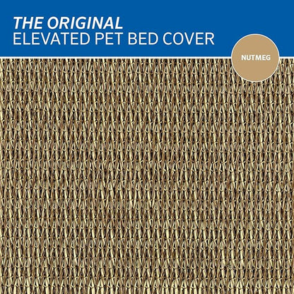 Coolaroo Original Pet Bed Replacement Cover - Nutmeg - Large (43.5" x 31.5") (Pack of 3)