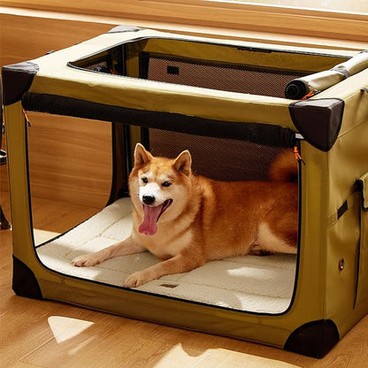 Bedsure Washable Dog Crate Bed for Large Dogs, Reversible Foam Floor Pet Mat, Versatile Lightweight Pet Crate Pad for Cages