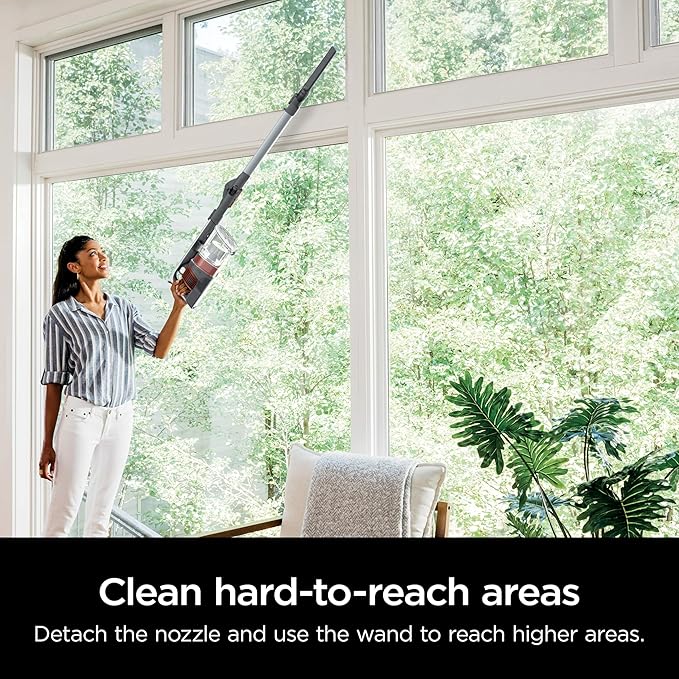 Shark Pet Pro Cordless Stick Vacuum with MultiFLEX, HEPA Filter, Lightweight, Powerful Suction, 40min Runtime, Removable Hand Vacuum, Includes Crevice Tool & Dusting Brush, UZ351H (Renewed)