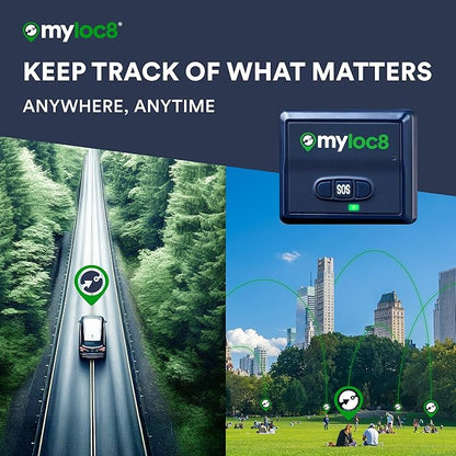 GPS Tracker for Vehicles with Magnet – 4G LTE Real-Time Location Device with App, Long Life Battery – Anti-Theft GPS Tracker for Car, Motorcycle, Scooter, Bike (Subscription Required)