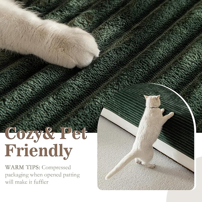 MYSKY HOME 100% Waterproof Couch Cover, Couch Covers for Dogs Washable, Non Slip Couch Covers for 3 Cushion Sofa Pet Friendly, Thick Sofa Covers Slipcovers Furniture Protector, Moss Green, 35"x70.9"