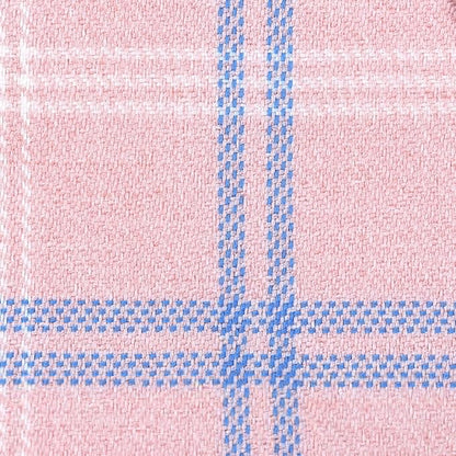 GAMUDA Small Dog Harness Collar and Leash Set, Step in No Chock No Pull Soft Mesh Adjustable Dog Vest Harnesses Plaid Reflective for Dogs Puppy Cats Kitten Rabbit (Pink, XXS)