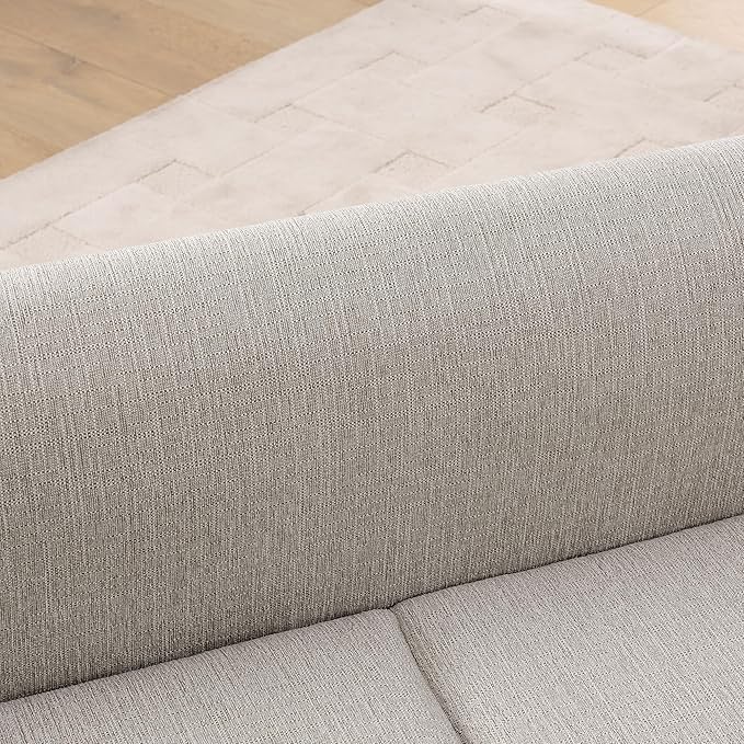 56.5" Dog Sofa Couch for Medium and Large Dogs with Backrest and Armrest, Memory Foam Dog Sofa Bed, Modern Elevated Pet Couch Bed with Legs for Dogs, Beige
