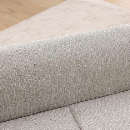 56.5" Dog Sofa Couch for Medium and Large Dogs with Backrest and Armrest, Memory Foam Dog Sofa Bed, Modern Elevated Pet Couch Bed with Legs for Dogs, Beige