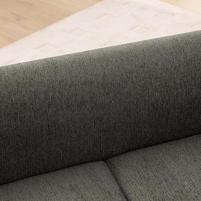 56.5" Dog Sofa Couch for Medium and Large Dogs with Backrest and Armrest, Memory Foam Dog Sofa Bed, Modern Elevated Pet Couch Bed with Legs for Dogs, Dark Grey