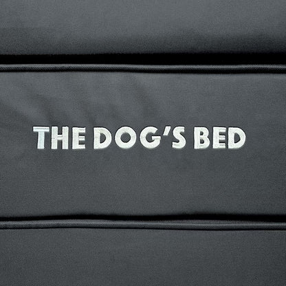 The Dog’s Bed Orthopedic Memory Foam Dog Bed with Bolsters for XL Dogs, Waterproof Washable Cover, Anti-Slip Base, Calming Surface – CertiPUR-Certified Foam, Oxford Fabric, Grey with Black Trim, XL