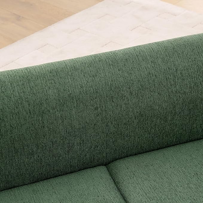 56.5" Dog Sofa Couch for Medium and Large Dogs with Backrest and Armrest, Memory Foam Dog Sofa Bed, Modern Elevated Pet Couch Bed with Legs for Dogs, Green