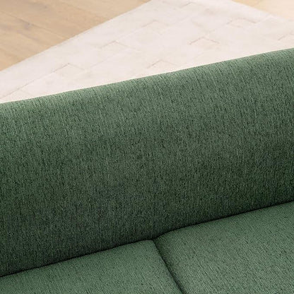 56.5" Dog Sofa Couch for Medium and Large Dogs with Backrest and Armrest, Memory Foam Dog Sofa Bed, Modern Elevated Pet Couch Bed with Legs for Dogs, Green